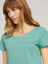 T-Shirt aus Bio-Baumwolle - Frauen - soft leaf green T-Shirt aus Bio-Baumwolle - Frauen - soft leaf green - 9 - TOM TAILOR