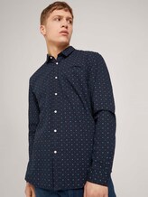 gemustertes Hemd - Männer - navy two tone dot clipper gemustertes Hemd - Männer - navy two tone dot clipper - 5 - TOM TAILOR Denim