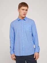 gemustertes Hemd - Männer - light blue dot clipper gemustertes Hemd - Männer - light blue dot clipper - 1 - TOM TAILOR Denim