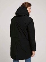 Parka with a hood - Men - Black Parka with a hood - Men - Black - 2 - TOM TAILOR Denim