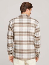 checked shirt jacket - Men - off white beige big cosy check checked shirt jacket - Men - off white beige big cosy check - 2 - TOM TAILOR Denim