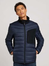 Hybrid Jacke mit Stehkragen - Männer - Sky Captain Blue Hybrid Jacke mit Stehkragen - Männer - Sky Captain Blue - 1 - TOM TAILOR Denim