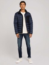 Hybrid Jacke mit Stehkragen - Männer - Sky Captain Blue Hybrid Jacke mit Stehkragen - Männer - Sky Captain Blue - 3 - TOM TAILOR Denim