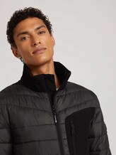 Hybrid Jacke mit Stehkragen - Männer - Black Hybrid Jacke mit Stehkragen - Männer - Black - 9 - TOM TAILOR Denim
