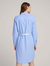 Mini Blusenkleid mit Gürtel - Frauen - Light Blue Chambray Mini Blusenkleid mit Gürtel - Frauen - Light Blue Chambray - 2 - TOM TAILOR Denim