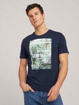T-Shirt mit Print - Männer - Dark Blue T-Shirt mit Print - Männer - Dark Blue - 1 - TOM TAILOR