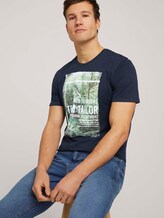 T-Shirt mit Print - Männer - Dark Blue T-Shirt mit Print - Männer - Dark Blue - 5 - TOM TAILOR