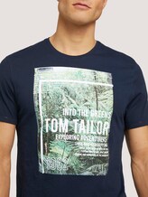 T-Shirt mit Print - Männer - Dark Blue T-Shirt mit Print - Männer - Dark Blue - 9 - TOM TAILOR