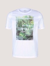 T-Shirt mit Print - Männer - White T-Shirt mit Print - Männer - White - 7 - TOM TAILOR