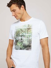 T-Shirt mit Print - Männer - White T-Shirt mit Print - Männer - White - 9 - TOM TAILOR