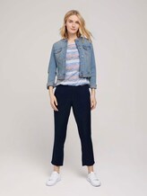 Gestreept T-shirt - Vrouwen - blue multicolor stripe Gestreept T-shirt - Vrouwen - blue multicolor stripe - 3 - TOM TAILOR