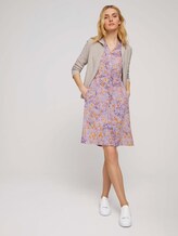 Blusenkleid mit Blumenmuster - Frauen - lilac yellow flower design Blusenkleid mit Blumenmuster - Frauen - lilac yellow flower design - 3 - TOM TAILOR