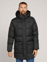 puffermantel van gerecycled polyester - Mannen - Black puffermantel van gerecycled polyester - Mannen - Black - 1 - TOM TAILOR