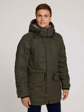 Parker with a hood - Men - Shadow Olive Parker with a hood - Men - Shadow Olive - 1 - TOM TAILOR