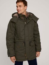 Parker with a hood - Men - Shadow Olive Parker with a hood - Men - Shadow Olive - 5 - TOM TAILOR