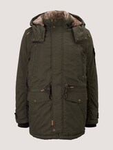 Parker with a hood - Men - Shadow Olive Parker with a hood - Men - Shadow Olive - 7 - TOM TAILOR