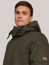 Parker with a hood - Men - Shadow Olive Parker with a hood - Men - Shadow Olive - 9 - TOM TAILOR
