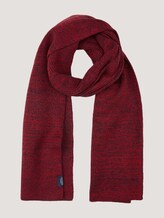 Basic-sjaal - Mannen - navy red mouline Basic-sjaal - Mannen - navy red mouline - 7 - TOM TAILOR