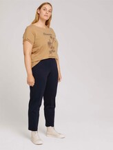 Plus - Print T-Shirt mit Bio-Baumwolle - Frauen - soft caramel Plus - Print T-Shirt mit Bio-Baumwolle - Frauen - soft caramel - 3 - My True Me