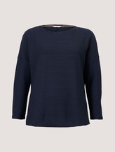 Plus - Shirt mit Fledermausärmeln - Frauen - Sky Captain Blue Plus - Shirt mit Fledermausärmeln - Frauen - Sky Captain Blue - 7 - My True Me