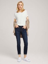 T-Shirt mit Spitze in Knitteroptik - Frauen - Whisper White T-Shirt mit Spitze in Knitteroptik - Frauen - Whisper White - 3 - TOM TAILOR