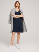Jerseykleid mit V-Ausschnitt - Frauen - Sky Captain Blue Jerseykleid mit V-Ausschnitt - Frauen - Sky Captain Blue - 3 - TOM TAILOR