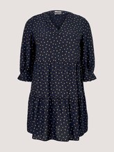 Plus - Volant Keid mit LENZING™ ECOVERO™ - Frauen - navy brown dot Plus - Volant Keid mit LENZING™ ECOVERO™ - Frauen - navy brown dot - 7 - My True Me