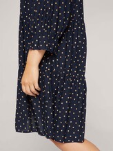 Plus - Volant Keid mit LENZING™ ECOVERO™ - Frauen - navy brown dot Plus - Volant Keid mit LENZING™ ECOVERO™ - Frauen - navy brown dot - 9 - My True Me