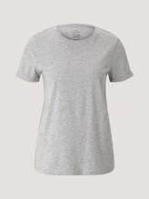 T-Shirt mit Bio-Baumwolle - Frauen - grey cocktail minimal T-Shirt mit Bio-Baumwolle - Frauen - grey cocktail minimal - 7 - TOM TAILOR