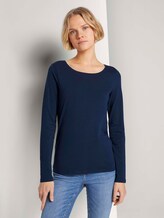Doppelpack Langarmshirts - Frauen - Real Navy Blue Doppelpack Langarmshirts - Frauen - Real Navy Blue - 55 - TOM TAILOR Denim