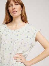 Elastisches T-Shirt mit Print - Frauen - white scribbled hearts design Elastisches T-Shirt mit Print - Frauen - white scribbled hearts design - 9 - TOM TAILOR