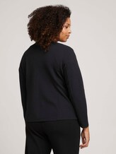 Gestructureerde blazer van biologisch katoen - Vrouwen - deep black Gestructureerde blazer van biologisch katoen - Vrouwen - deep black - 2 - My True Me