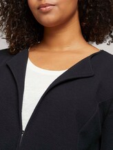 Gestructureerde blazer van biologisch katoen - Vrouwen - deep black Gestructureerde blazer van biologisch katoen - Vrouwen - deep black - 9 - My True Me