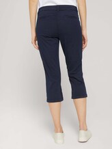 Tapered Relaxed Caprihose mit Knopfleiste - Frauen - Sky Captain Blue Tapered Relaxed Caprihose mit Knopfleiste - Frauen - Sky Captain Blue - 2 - TOM TAILOR