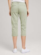 Tapered Relaxed Caprihose mit Knopfleiste - Frauen - Prairie Grass Green Tapered Relaxed Caprihose mit Knopfleiste - Frauen - Prairie Grass Green - 2 - TOM TAILOR