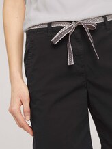 Chino Bermuda Shorts mit Gürtel - Frauen - deep black Chino Bermuda Shorts mit Gürtel - Frauen - deep black - 9 - TOM TAILOR