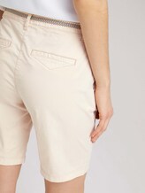Chino Bermuda Shorts mit Gürtel - Frauen - soft vanilla Chino Bermuda Shorts mit Gürtel - Frauen - soft vanilla - 10 - TOM TAILOR