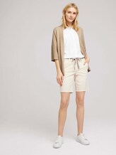 Chino Bermuda Shorts mit Gürtel - Frauen - soft vanilla Chino Bermuda Shorts mit Gürtel - Frauen - soft vanilla - 3 - TOM TAILOR