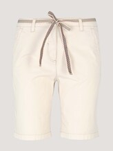 Chino Bermuda Shorts mit Gürtel - Frauen - soft vanilla Chino Bermuda Shorts mit Gürtel - Frauen - soft vanilla - 7 - TOM TAILOR