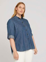 Curvy - Jeansblouse - Vrouwen - Blue Denim Curvy - Jeansblouse - Vrouwen - Blue Denim - 1 - My True Me