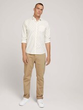 Patterned stretch shirt - Men - off white scattered design Patterned stretch shirt - Men - off white scattered design - 3 - TOM TAILOR