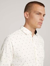 Patterned stretch shirt - Men - off white scattered design Patterned stretch shirt - Men - off white scattered design - 9 - TOM TAILOR