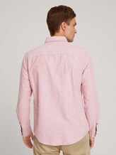 textured shirt - Men - chilli oil red chambray textured shirt - Men - chilli oil red chambray - 2 - TOM TAILOR