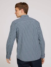 Kariertes Hemd - Männer - navy-blue-offwhite-small-check Kariertes Hemd - Männer - navy-blue-offwhite-small-check - 2 - TOM TAILOR