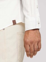 Basic-overhemd van biologisch katoen - Mannen - Off White Basic-overhemd van biologisch katoen - Mannen - Off White - 9 - TOM TAILOR