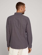 textured shirt - Men - navy multicolour structure textured shirt - Men - navy multicolour structure - 2 - TOM TAILOR