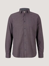 textured shirt - Men - navy multicolour structure textured shirt - Men - navy multicolour structure - 7 - TOM TAILOR