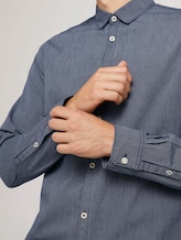 Gestreiftes Slim Fit Hemd - Männer - navy white fine stripe Gestreiftes Slim Fit Hemd - Männer - navy white fine stripe - 9 - TOM TAILOR