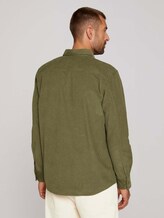 gedessineerd biokatoenen overhemd - Mannen - Oak Leaf Green gedessineerd biokatoenen overhemd - Mannen - Oak Leaf Green - 2 - TOM TAILOR