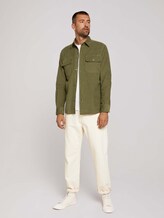 gedessineerd biokatoenen overhemd - Mannen - Oak Leaf Green gedessineerd biokatoenen overhemd - Mannen - Oak Leaf Green - 3 - TOM TAILOR